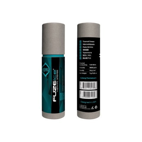 Термопаста Iceberg Thermal FUZEIce 7g (BLACKICE8G-00A\FUZEICE7-00A) - Термопасты  - Термопасты 