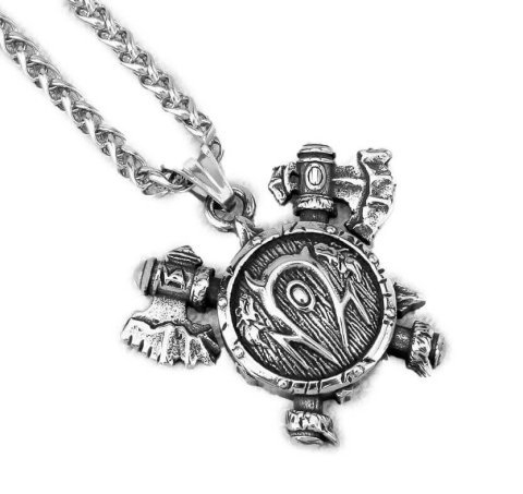 Медальон World of Warcraft Horde Варкрафт Орда (нержавеющая сталь) + подарочн.бокс -   -