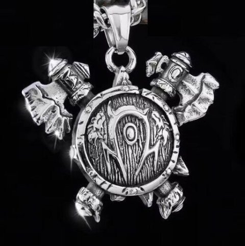 Медальон World of Warcraft Horde Варкрафт Орда (нержавеющая сталь) + подарочн.бокс -   -