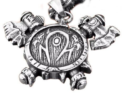 Медальон World of Warcraft Horde Варкрафт Орда (нержавеющая сталь) + подарочн.бокс -   -