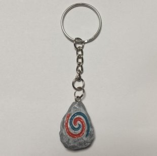 Брелок Hearthstone World of Warcraft синий, красный (светится в темноте)