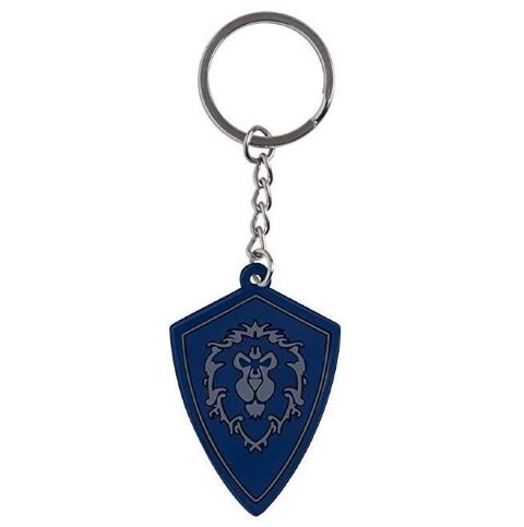 Брелок - World of Warcraft Battle for Azeroth Alliance Rubber Key Chain -   -  