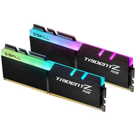 Модуль памяти для компьютера DDR4 16GB (2x8GB) 3200 MHz Trident Z RGB G.Skill (F4-3200C16D-16GTZR) - Нулевой остаток (Feed)  - Нулевой остаток (Feed) 
