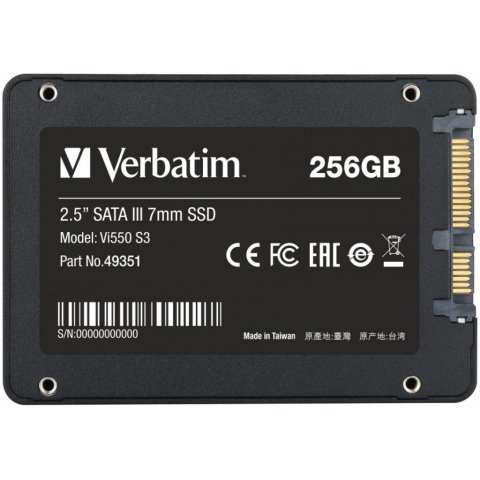 Накопитель SSD 2.5" 256GB Verbatim (49351) - Нулевой остаток (Feed) - Нулевой остаток (Feed)