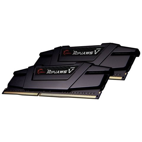 Модуль памяти для компьютера DDR4 16GB (2x8GB) 4400 MHz RipjawsV Black G.Skill (F4-4400C18D-16GVKC) - Нулевой остаток (Feed)  - Нулевой остаток (Feed)