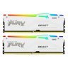 Модуль памяти для компьютера DDR5 32GB (2x16GB) 6800 MHz Beast White RGB EXPO Kingston Fury (ex.HyperX) (KF568C34BWEAK2-32)