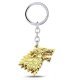 Брелок Game of Thrones Stark Wolf (Winter is Coming) цвет gold -   -