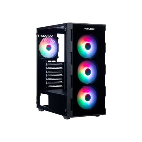 Корпус для ПК Prologix E114 Black - Нулевой остаток (Feed)  - Нулевой остаток (Feed) 