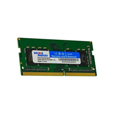 Модуль памяти для ноутбука SoDIMM DDR4 8GB 3200 MHz Golden Memory (GM32S22S8/8) - Модули памяти к ноутбукам  - Модули памяти к ноутбукам 