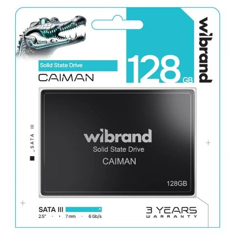 Накопитель SSD 2.5" 128GB Caiman Wibrand (WI2.5SSD/CA128GBST) - Внутренние SSD - Внутренние SSD