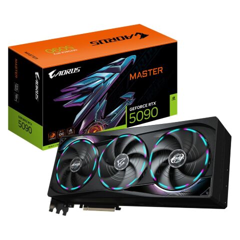 Видеокарта GIGABYTE GeForce RTX5090 32GB AORUS MASTER (GV-N5090AORUS M-32GD) - Нулевой остаток (Feed) - Нулевой остаток (Feed)