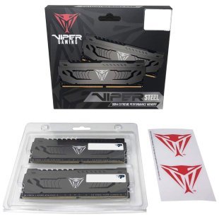 Модуль памяти для компьютера DDR4 32GB (2x16GB) 3600 MHz Viper Steel Patriot (PVS432G360C8K)