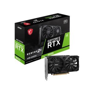 Видеокарта MSI GeForce RTX3050 6Gb VENTUS 2X E OC (RTX 3050 VENTUS 2X E 6G OC)