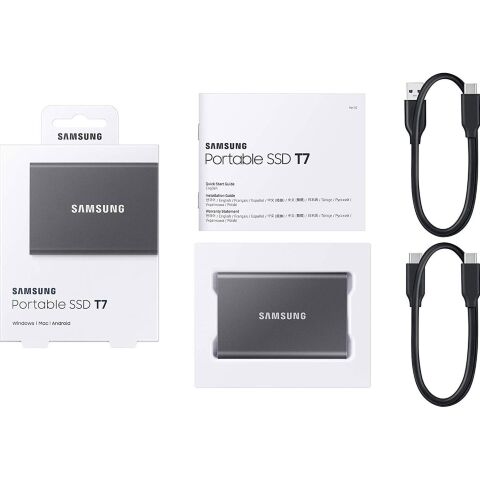 Накопитель SSD USB 3.2 4TB T7 Samsung (MU-PC4T0T/WW) - Внутренние SSD - Внутренние SSD