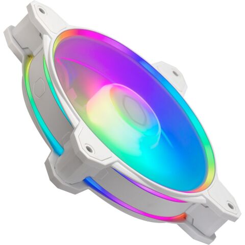 Кулер для корпуса CoolerMaster MasterFan MF120 Halo2 3 in 1 White (MFL-B2DW-213P2-R2) - Нулевой остаток (Feed)  - Нулевой остаток (Feed) 
