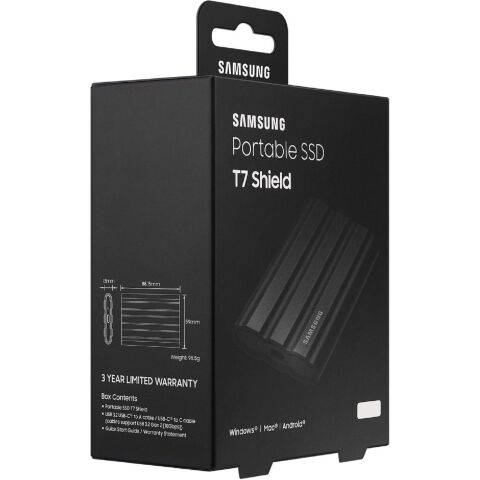 Накопитель SSD USB 3.2 1TB T7 Shield Samsung (MU-PE1T0S/EU) - Внутренние SSD  - Внутренние SSD 