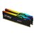 Модуль памяти для компьютера DDR5 64GB (2x32GB) 5600 MHz Beast RGB Kingston Fury (ex.HyperX) (KF556C36BBEAK2-64) - Нулевой остаток (Feed) - Нулевой остаток (Feed)