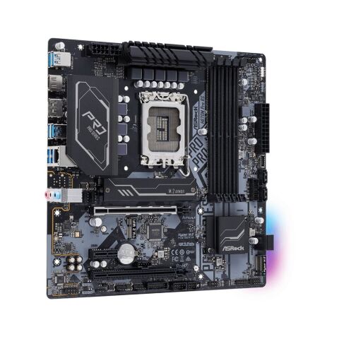Материнская плата ASRock H670M PRO RS - Нулевой остаток (Feed)  - Нулевой остаток (Feed) 
