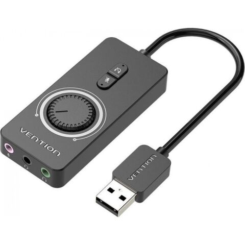Звуковая плата Vention Audio USB 3х3,5mm jack 0.15m Volume Control (CDRBB) - Нулевой остаток (Feed) - Нулевой остаток (Feed)