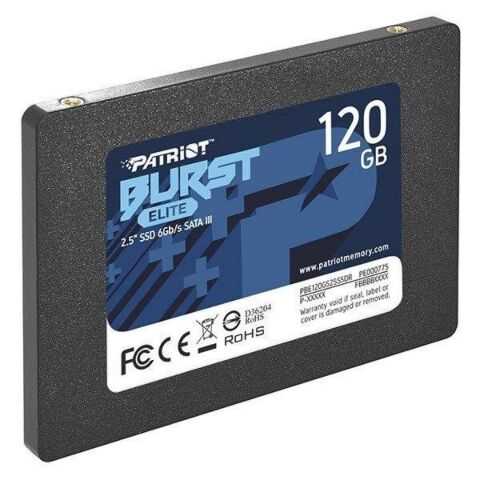 Накопитель SSD 2.5" 120GB Burst Elite Patriot (PBE120GS25SSDR) - Внутренние SSD - Внутренние SSD