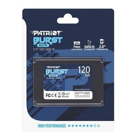 Накопитель SSD 2.5" 120GB Burst Elite Patriot (PBE120GS25SSDR) - Внутренние SSD - Внутренние SSD