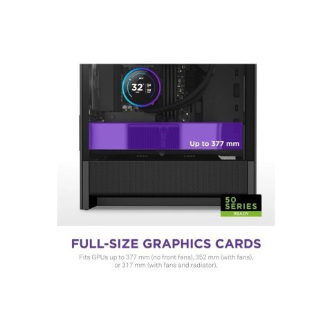Корпус NZXT H3 Flow All Black (CC-H31FB-01) - Нулевой остаток (Feed)  - Нулевой остаток (Feed)