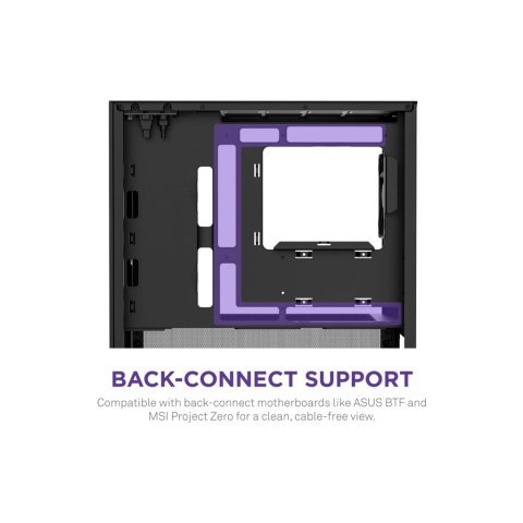 Корпус NZXT H3 Flow All Black (CC-H31FB-01) - Нулевой остаток (Feed)  - Нулевой остаток (Feed)
