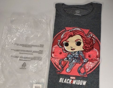Футболка Funko Marvel Black Widow Collector Corps T-Shirt фанко Чёрная вдова (размер L) - -