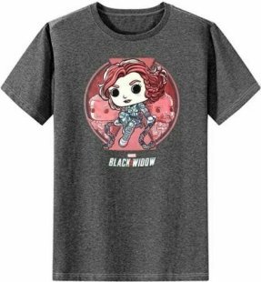 Футболка Funko Marvel Black Widow Collector Corps T-Shirt фанко Чёрная вдова (размер L)