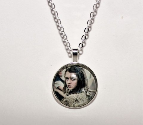 Медальон Game of Thrones Arya Stark (Арья Старк) grey -   -  