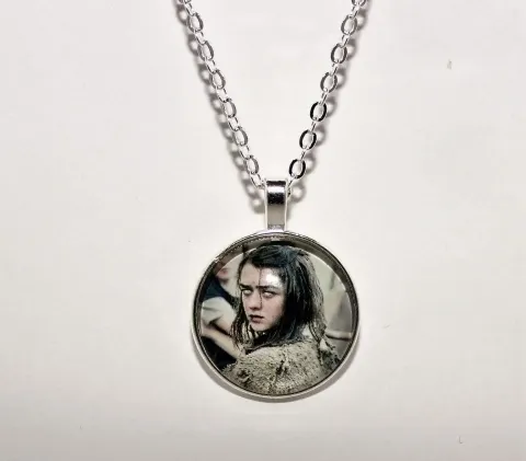 Медальйон Game of Thrones Arya Stark (Арья Старк) grey -   -  