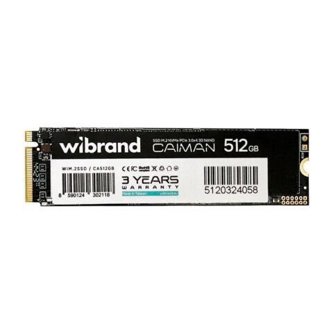 Накопитель SSD M.2 2280 512GB Caiman Wibrand (WIM.2SSD/CA512GB) - Внутренние SSD  - Внутренние SSD 