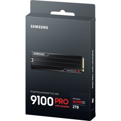 Накопитель SSD M.2 2280 2TB 9100 PRO Heatsink Samsung (MZ-VAP2T0CW) - Внутренние SSD  - Внутренние SSD 