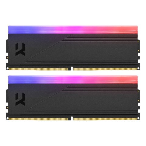Модуль памяти для компьютера DDR5 64GB (2x32GB) 6000 MHz IRDM RGB Black Goodram (IRG-60D5L30/64GDC) - Нулевой остаток (Feed)  - Нулевой остаток (Feed)