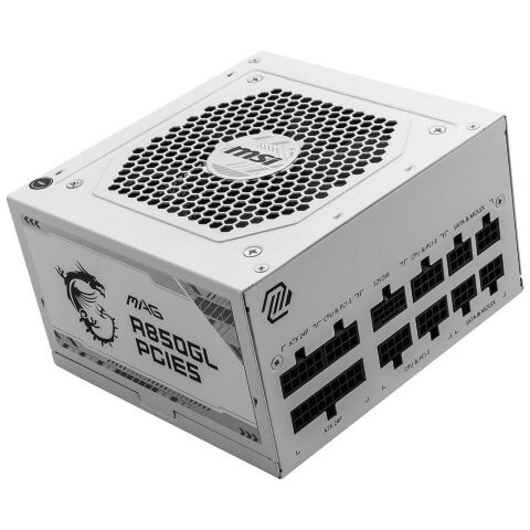 Блок питания MSI 850W (MAG A850GL PCIE5 WHITE) - Нулевой остаток (Feed) - Нулевой остаток (Feed)