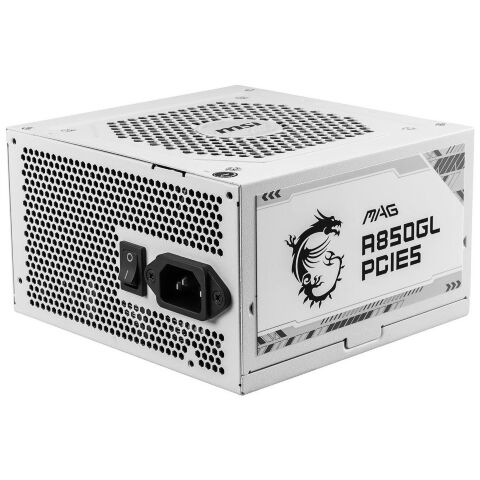 Блок питания MSI 850W (MAG A850GL PCIE5 WHITE) - Нулевой остаток (Feed) - Нулевой остаток (Feed)