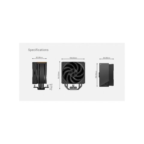 Кулер для процессора PcCooler RZ400 V2 BK - Нулевой остаток (Feed) - Нулевой остаток (Feed)