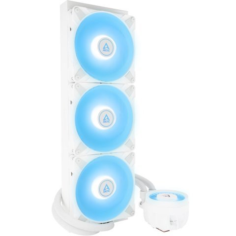 Система жидкостного охлаждения Arctic Liquid Freezer III - 420 A-RGB White (ACFRE00153A) - Нулевой остаток (Feed)  - Нулевой остаток (Feed) 