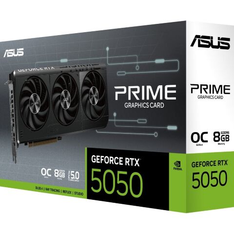 Видеокарта ASUS GeForce RTX5050 8Gb PRIME OC (PRIME-RTX5050-O8G) - Видеокарты - Видеокарты