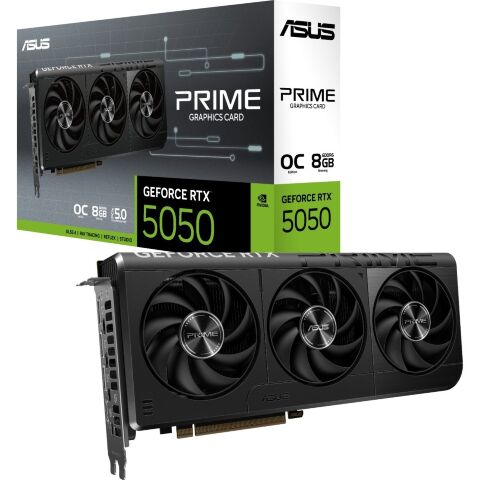 Видеокарта ASUS GeForce RTX5050 8Gb PRIME OC (PRIME-RTX5050-O8G) - Видеокарты - Видеокарты