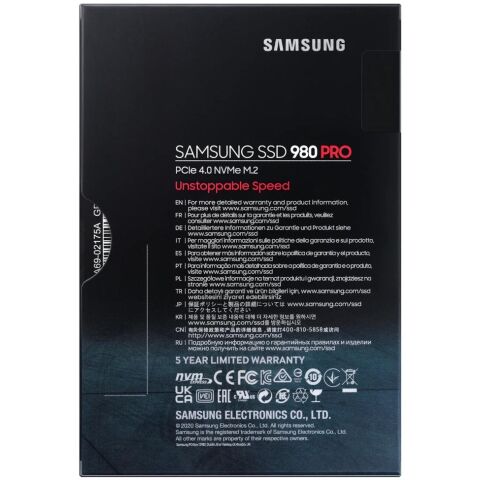Накопитель SSD M.2 2280 1TB 980 PRO Samsung (MZ-V8P1T0BW) - Нулевой остаток (Feed)  - Нулевой остаток (Feed) 