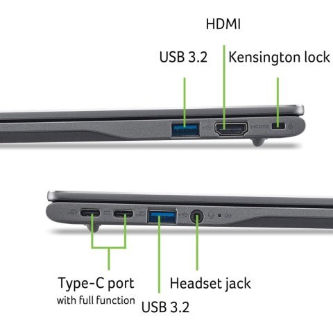 Ноутбук Acer Chromebook Plus CB514-5HT (NX.J5ZEU.003) - Нулевой остаток (Feed)  - Нулевой остаток (Feed) 