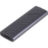 Карман внешний Maxxter USB-C USB 3.2 Gen2 M.2 NVMe PCI-E 10Gbps aluminum black (EHDE-2280S-01)