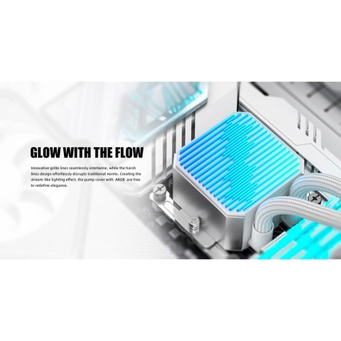 Система жидкостного охлаждения ID-Cooling DX240 Max White (DX240 MAX WHITE) - Системы водного охлаждения  - Системы водного охлаждения