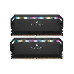 Модуль памяти для компьютера DDR5 32GB (2x16GB) 6000 MHz Dominator Platinum RGB Black Corsair (CMT32GX5M2X6000C36)