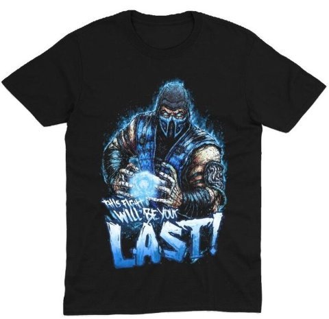 Футболка Morze Mortal Kombat Sub-Zero T-Shirt Смертельная битва Сабзиро (размер L) -   -  