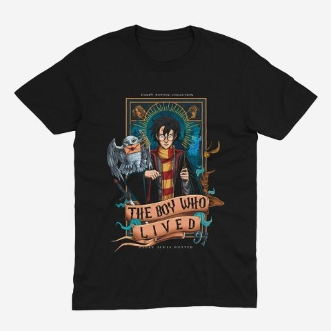 Футболка Morze Harry Potter Hedwig Гарри Поттер Сова Букля (размер L) -   -