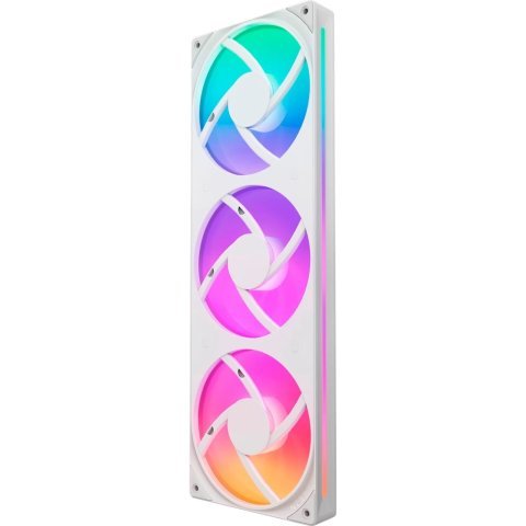 Кулер для корпуса NZXT F360 RGB Core Fan (Single Frame) - White (RF-U36HF-W1) - Вентиляторы к корпусам  - Вентиляторы к корпусам 