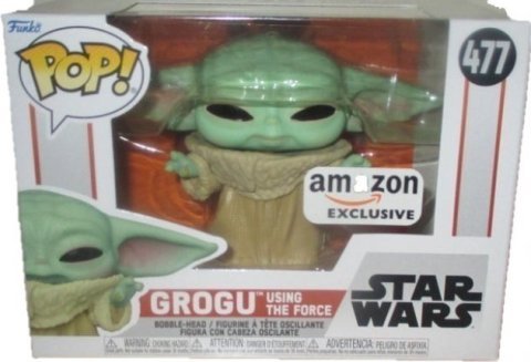 Фигурка Funko Star Wars Mandalorian Мандалорец Фанко Звёздные войны Грогу Amazon Exclusive 477 - -