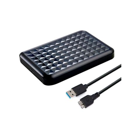 Карман внешний Dynamode 2.5" SATA HDD/SSD USB 3.0 Black (DM-CAD-25318) - Нулевой остаток (Feed) - Нулевой остаток (Feed)